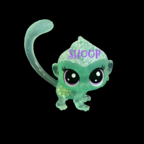 LPS Frosted Flurries | Tube Vert | Bébé Singe