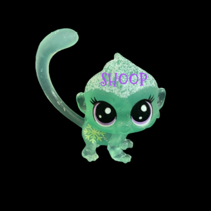 LPS Frosted Flurries | Tube Vert | Bébé Singe